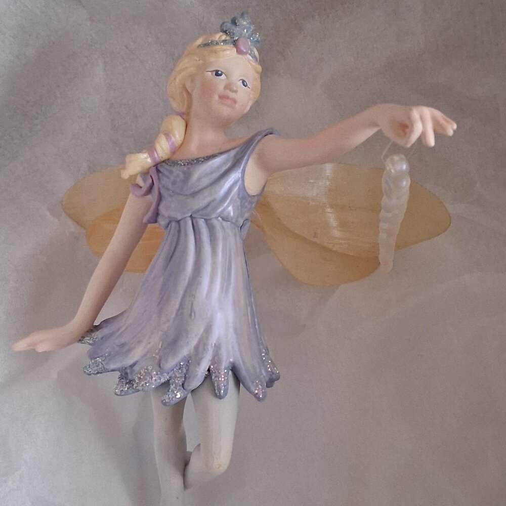 🧚‍♀️ 2001 Hallmark Frostlight Faerie “Delandra” Keepsake Ornament 🧊✨
